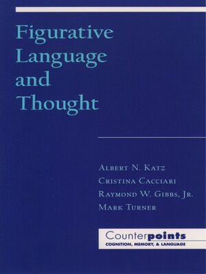 cover image of Figurative Language and Thought
